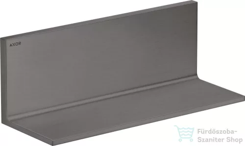 Hansgrohe AXOR UNIVERSAL RECTANGULAR 30 cm-es polc,szálcsiszolt fekete króm 42644340