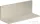 Hansgrohe AXOR UNIVERSAL RECTANGULAR 30 cm-es polc,szálcsiszolt nikkel 42644820