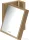 Hansgrohe AXOR UNIVERSAL RECTANGULAR kozmetikai tükör 1,7x nagyítással,szálcsiszolt bronz 42649140