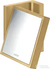 Hansgrohe AXOR UNIVERSAL RECTANGULAR kozmetikai tükör 1,7x nagyítással,szálcsiszolt arany hatású 42649250