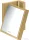 Hansgrohe AXOR UNIVERSAL RECTANGULAR kozmetikai tükör 1,7x nagyítással,szálcsiszolt arany hatású 42649250