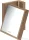 Hansgrohe AXOR UNIVERSAL RECTANGULAR kozmetikai tükör 1,7x nagyítással,szálcsiszolt vörös arany hatású 42649310
