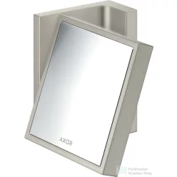   Hansgrohe AXOR UNIVERSAL RECTANGULAR kozmetikai tükör 1,7x nagyítással,rozsdamentes acél hatású 42649800