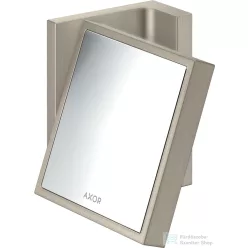   Hansgrohe AXOR UNIVERSAL RECTANGULAR kozmetikai tükör 1,7x nagyítással,szálcsiszolt nikkel 42649820
