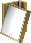 Hansgrohe AXOR UNIVERSAL RECTANGULAR kozmetikai tükör 1,7x nagyítással,polírozott arany hatású 42649990