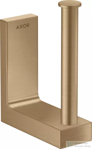 Hansgrohe AXOR UNIVERSAL RECTANGULAR pót wc papír tartó,szálcsiszolt bronz 42654140