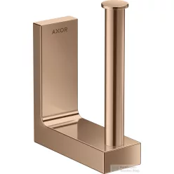   Hansgrohe AXOR UNIVERSAL RECTANGULAR pót wc papír tartó,Polírozott vörös arany hatású 42654300