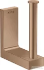 Hansgrohe AXOR UNIVERSAL RECTANGULAR pót wc papír tartó,Szálcsiszolt vörös arany hatású 42654310
