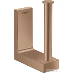   Hansgrohe AXOR UNIVERSAL RECTANGULAR pót wc papír tartó,Szálcsiszolt vörös arany hatású 42654310