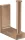 Hansgrohe AXOR UNIVERSAL RECTANGULAR pót wc papír tartó,Szálcsiszolt vörös arany hatású 42654310