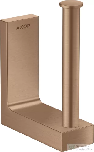 Hansgrohe AXOR UNIVERSAL RECTANGULAR pót wc papír tartó,Szálcsiszolt vörös arany hatású 42654310