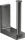 Hansgrohe AXOR UNIVERSAL RECTANGULAR pót wc papír tartó,Polírozott fekete króm 42654330