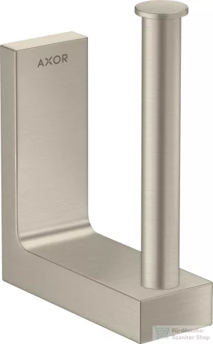 Hansgrohe AXOR UNIVERSAL RECTANGULAR pót wc papír tartó,szálcsiszolt nikkel 42654820