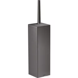   Hansgrohe AXOR UNIVERSAL RECTANGULAR fali wc kefe tartó,szálcsiszolt fekete króm 42655340