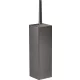 Hansgrohe AXOR UNIVERSAL RECTANGULAR fali wc kefe tartó,szálcsiszolt fekete króm 42655340
