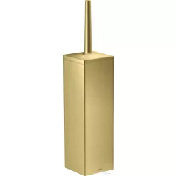   Hansgrohe AXOR UNIVERSAL RECTANGULAR fali wc kefe tartó,szálcsiszolt sárgaréz hatású 42655950