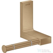   Hansgrohe AXOR UNIVERSAL RECTANGULAR wc papír tartó,szálcsiszolt bronz 42656140