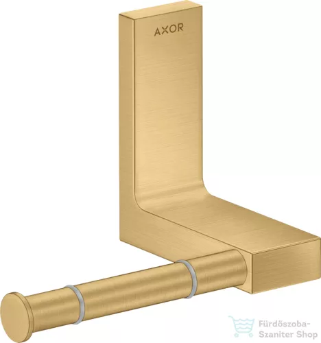Hansgrohe AXOR UNIVERSAL RECTANGULAR wc papír tartó,szálcsiszolt arany hatású 42656250