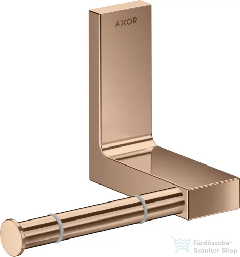 Hansgrohe AXOR UNIVERSAL RECTANGULAR wc papír tartó,polírozott vörös arany hatású 42656300