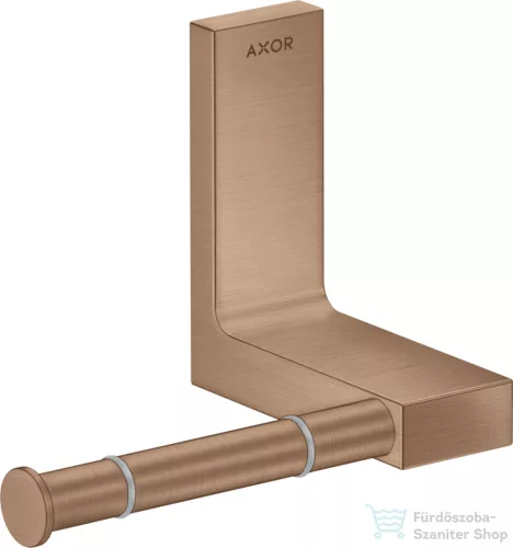 Hansgrohe AXOR UNIVERSAL RECTANGULAR wc papír tartó,szálcsiszolt vörös arany hatású 42656310