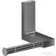 Hansgrohe AXOR UNIVERSAL RECTANGULAR wc papír tartó,polírozott fekete króm 42656330