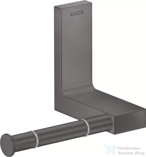 Hansgrohe AXOR UNIVERSAL RECTANGULAR wc papír tartó,szálcsiszolt fekete króm 42656340