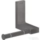 Hansgrohe AXOR UNIVERSAL RECTANGULAR wc papír tartó,szálcsiszolt fekete króm 42656340