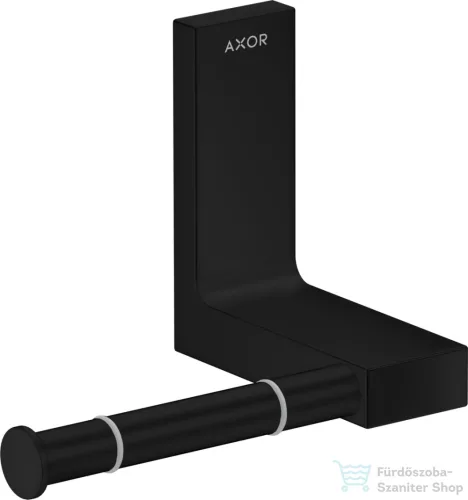 Hansgrohe AXOR UNIVERSAL RECTANGULAR wc papír tartó,matt fekete 42656670