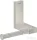Hansgrohe AXOR UNIVERSAL RECTANGULAR wc papír tartó,rozsdamentes acél hatású 42656800