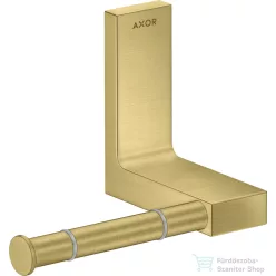   Hansgrohe AXOR UNIVERSAL RECTANGULAR wc papír tartó,szálcsiszolt sárgaréz hatású 42656950