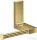 Hansgrohe AXOR UNIVERSAL RECTANGULAR wc papír tartó,polírozott arany hatású 42656990