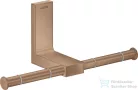 Hansgrohe AXOR UNIVERSAL RECTANGULAR dupla wc papír tartó,szálcsiszolt vörös arany hatású 42657310
