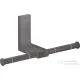 Hansgrohe AXOR UNIVERSAL RECTANGULAR dupla wc papír tartó,szálcsiszolt fekete króm 42657340