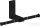 Hansgrohe AXOR UNIVERSAL RECTANGULAR dupla wc papír tartó,matt fekete 42657670