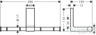 Hansgrohe AXOR UNIVERSAL RECTANGULAR dupla wc papír tartó,szálcsiszolt sárgaréz hatású 42657950