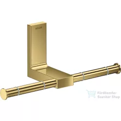   Hansgrohe AXOR UNIVERSAL RECTANGULAR dupla wc papír tartó,polírozott arany hatású 42657990