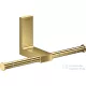 Hansgrohe AXOR UNIVERSAL RECTANGULAR dupla wc papír tartó,polírozott arany hatású 42657990