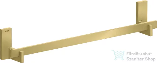 Hansgrohe AXOR UNIVERSAL RECTANGULAR 64 cm-es törölközőtartó,szálcsiszolt sárgaréz hatású 42661950