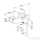 Kludi RENON kád/zuhanycsap, zuhanyszett nélkül, matt fehér 426915375