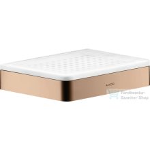   Hansgrohe AXOR UNIVERSAL SOFTSQUARE fali szappantartó,polírozott vörös arany hatású 42803300