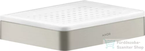 Hansgrohe AXOR UNIVERSAL SOFTSQUARE fali szappantartó,rozsdamentes acél hatású 42803800