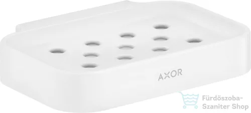 Hansgrohe AXOR UNIVERSAL CIRCULAR fali szappantartó, matt fehér 42805700