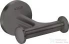 Hansgrohe AXOR UNIVERSAL CIRCULAR dupla akasztó,szálcsiszolt fekete króm 42812340