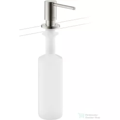   Hansgrohe AXOR UNO szappan-/mosogatószer adagoló, rozsdamentes acél hatású 42818800