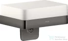 Hansgrohe AXOR UNIVERSAL SOFTSQUARE folyékonyszappan-adagoló,polírozott fekete króm 42819330