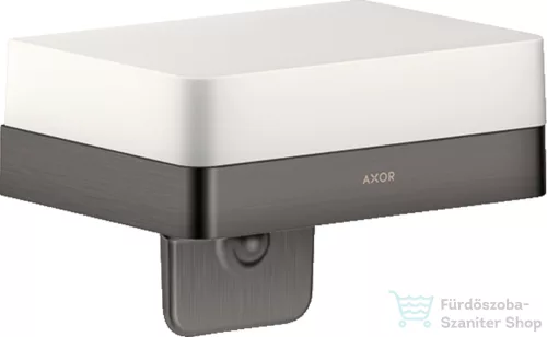 Hansgrohe AXOR UNIVERSAL SOFTSQUARE folyékonyszappan-adagoló,szálcsiszolt fekete króm 42819340