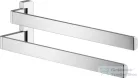 Hansgrohe AXOR UNIVERSAL SOFTSQUARE dupla törölközőtartó, króm 42821000