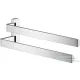 Hansgrohe AXOR UNIVERSAL SOFTSQUARE dupla törölközőtartó, króm 42821000