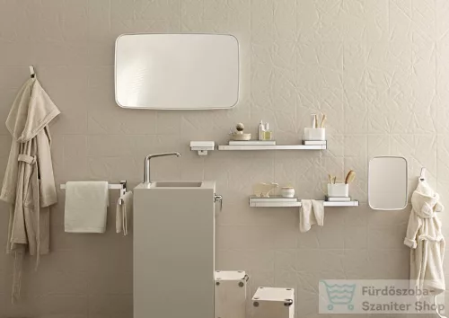 Hansgrohe AXOR UNIVERSAL SOFTSQUARE dupla törölközőtartó, króm 42821000