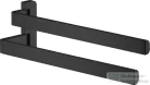 Hansgrohe AXOR UNIVERSAL SOFTSQUARE 40,9 cm-es dupla törölközőtartó,matt fekete 42821670